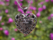 back cremation heart